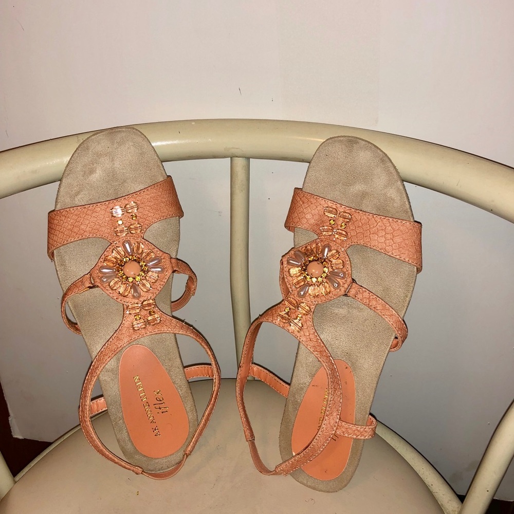 Worn once. AK Anne Klein iflex sandals.